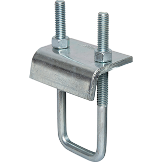 10 Stainless Steel 1/2"x 11 3/8" J-Bolt Hooks  and Steel Beam Clamps & Nuts 