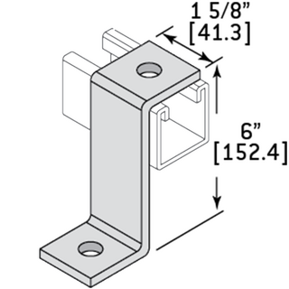 Z308 - Z-Fitting 2 Hole Support 6