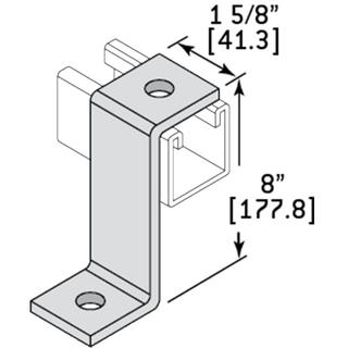 Z310 - Z-Fitting 2 Hole Support 8